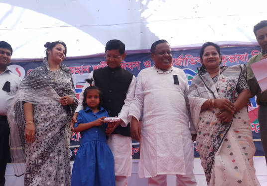 Mohona_received award_Mother Language Day